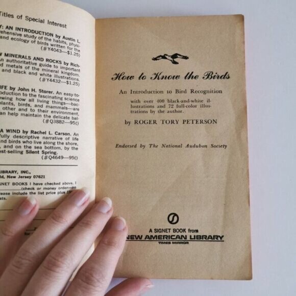 1957 How to Know the Birds Paperback, Roger Peterson Illustrated Vintage Book - Picture 5 of 10